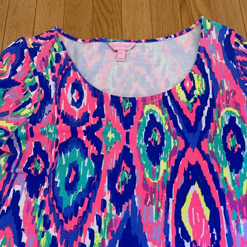 Lilly Pulitzer luxletic bright upf 50 dress size large - Picture 2 of 4